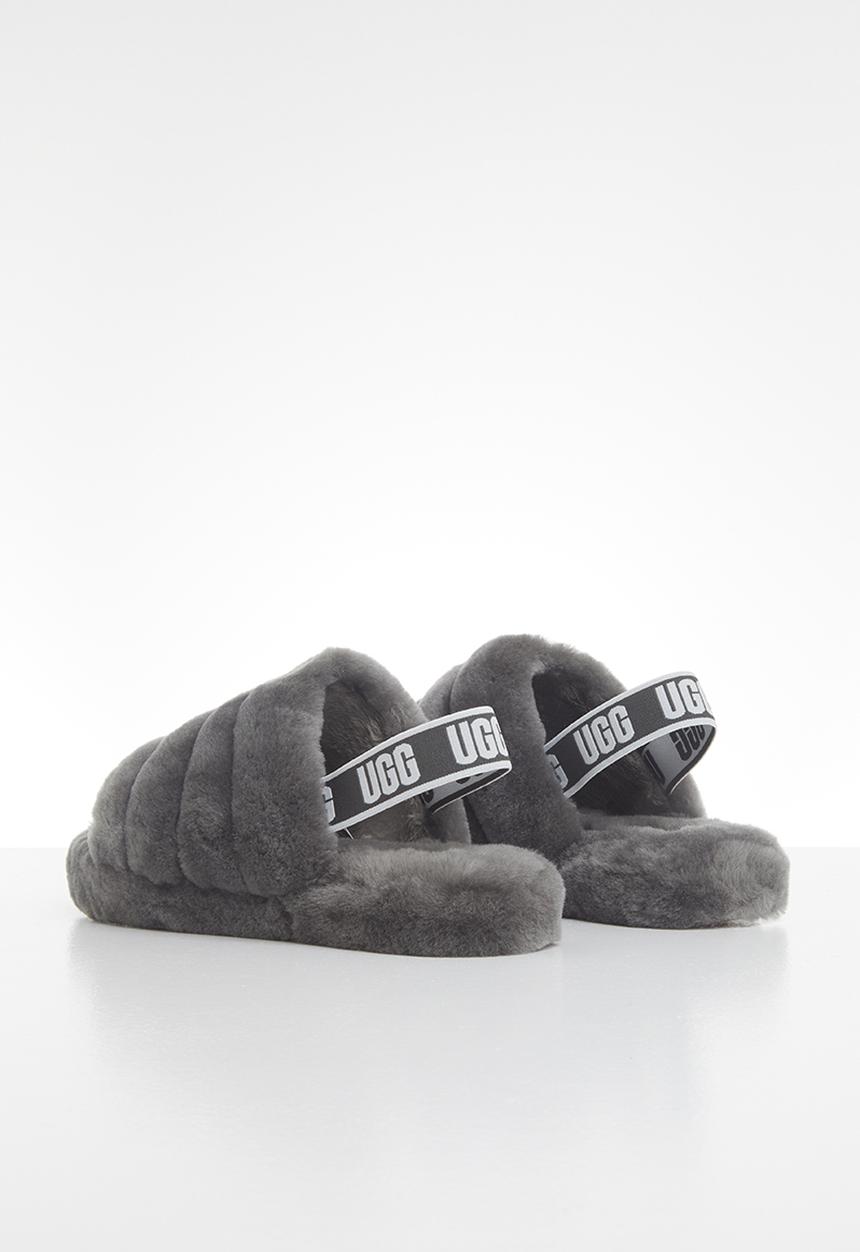 UGG® - Fluff yeah slide - charcoal