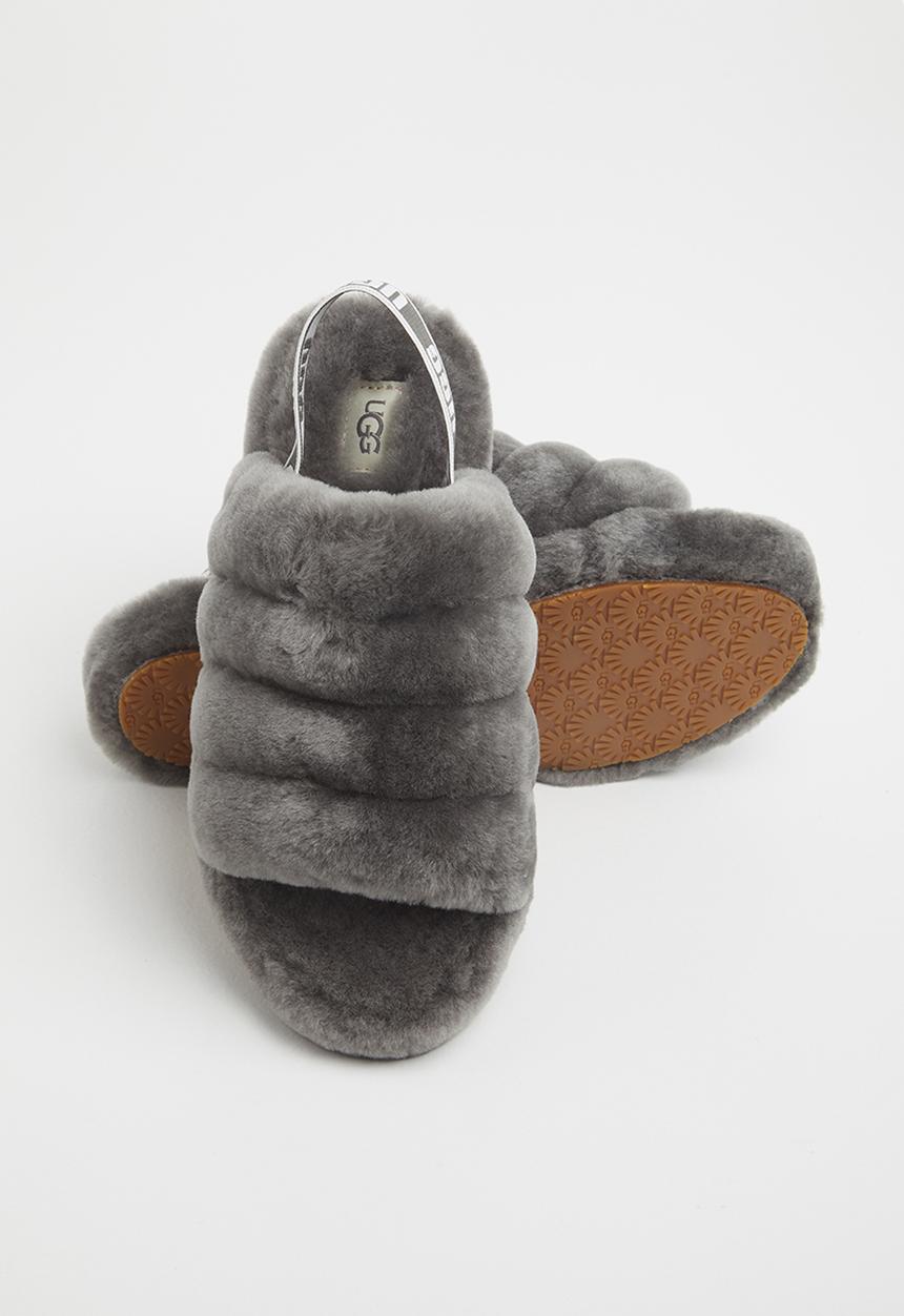 UGG® - Fluff yeah slide - charcoal