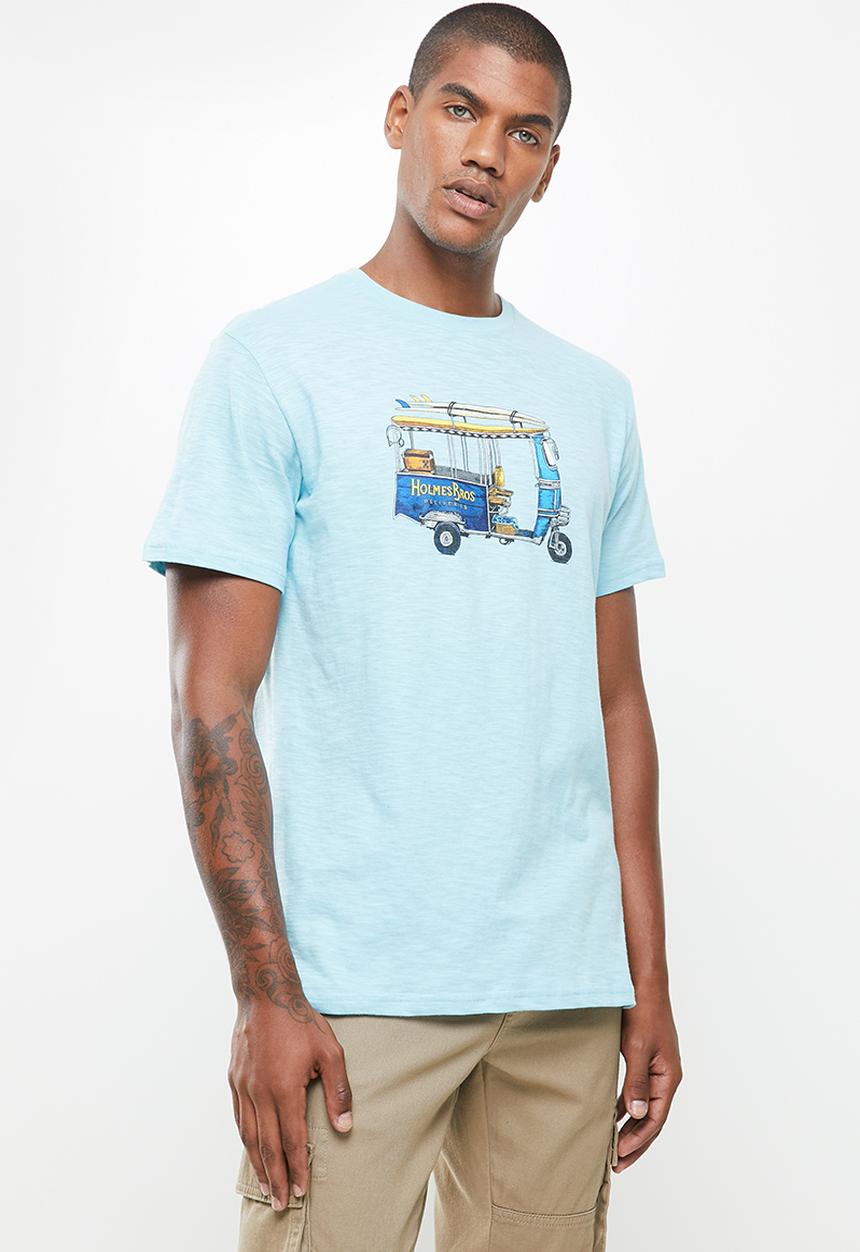Holmes Bro's - Tuc tuc short sleeve tee - sky slub