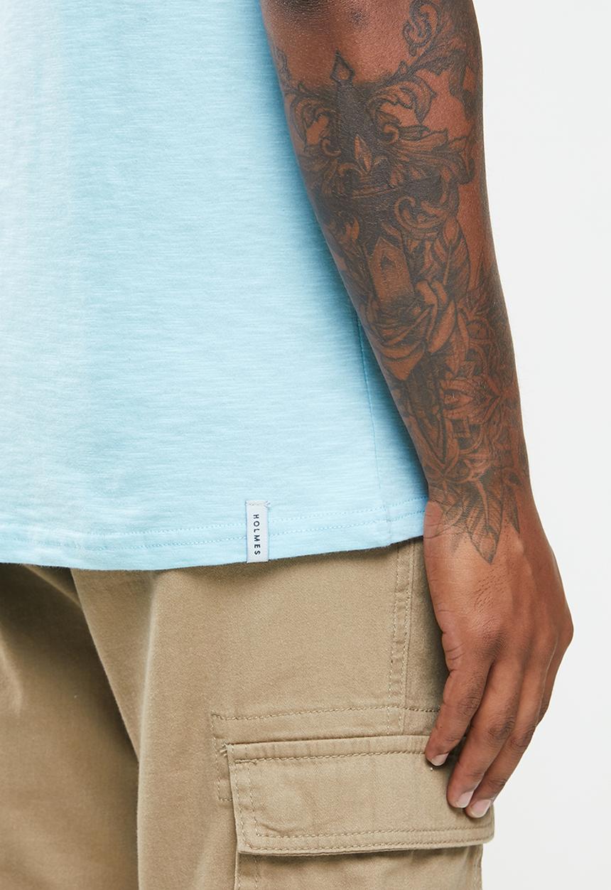 Holmes Bro's - Tuc tuc short sleeve tee - sky slub