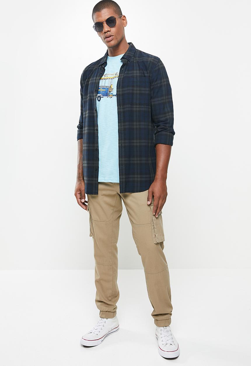 Holmes Bro's - Tuc tuc short sleeve tee - sky slub