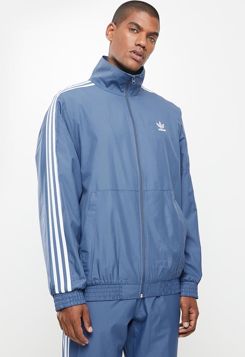 adidas Originals - 3D tf 3 stripe track top - blue