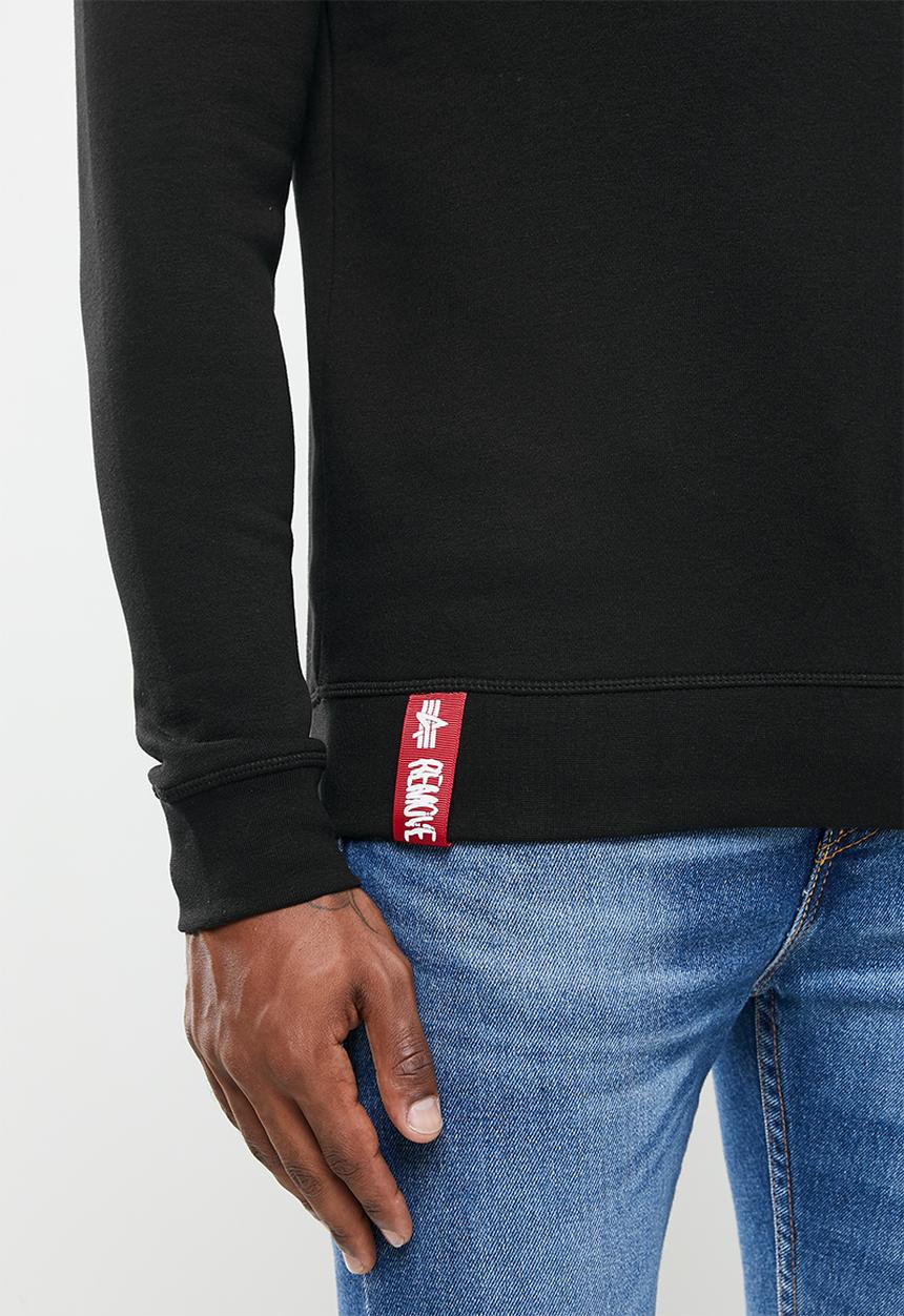 Alpha Industries - Alpha basic hoodie - black mono