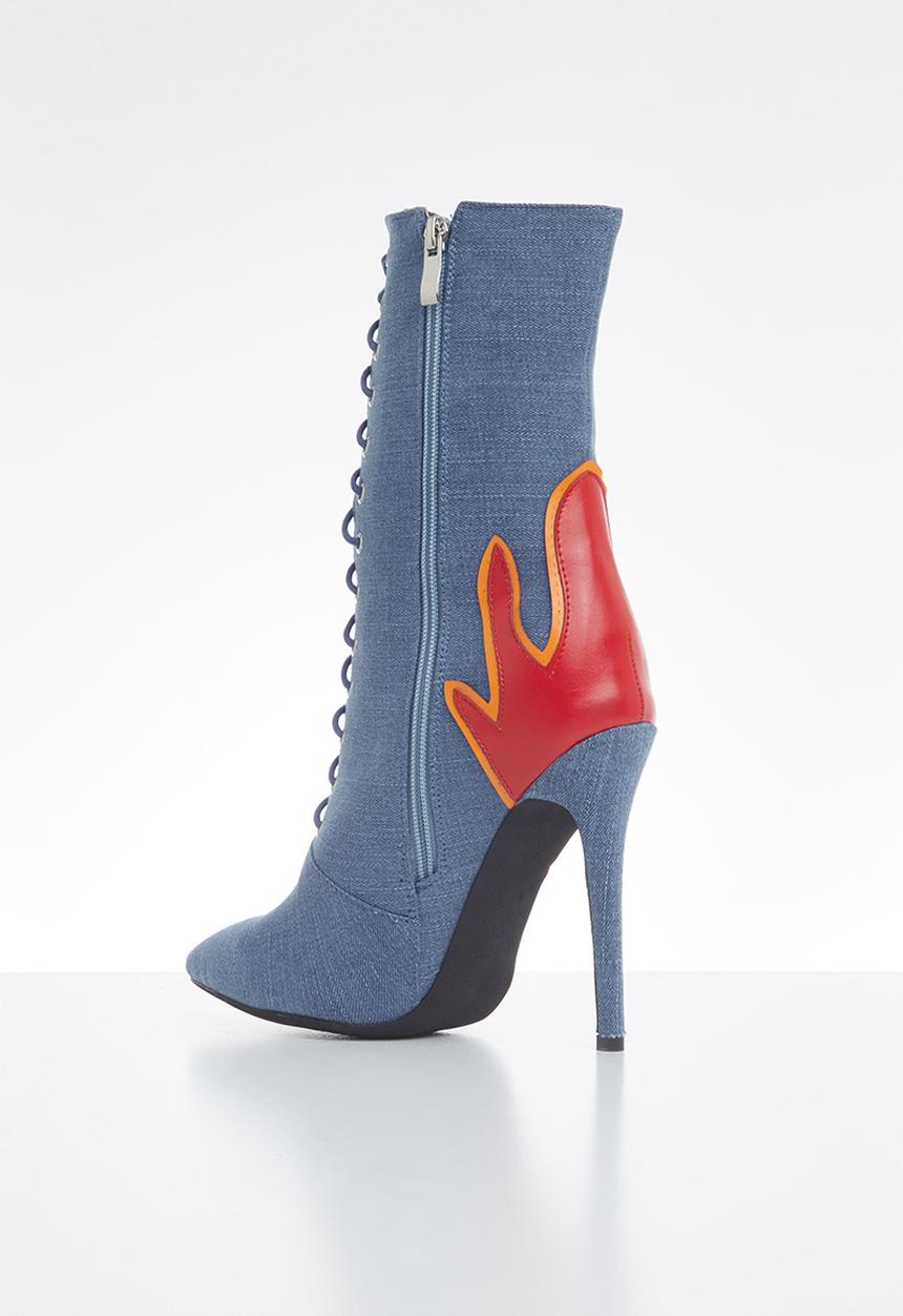 Public Desire - Julissa-5 boot - mid denim