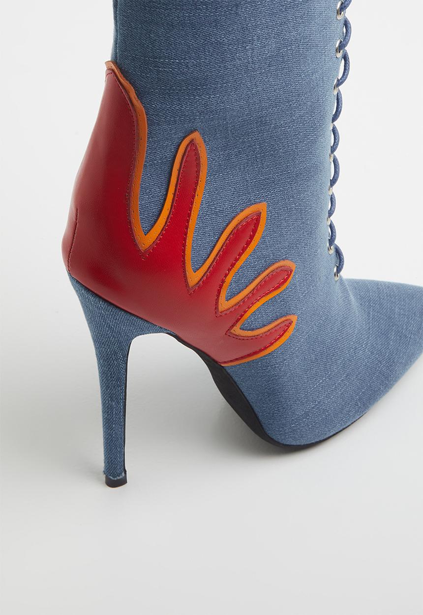 Public Desire - Julissa-5 boot - mid denim