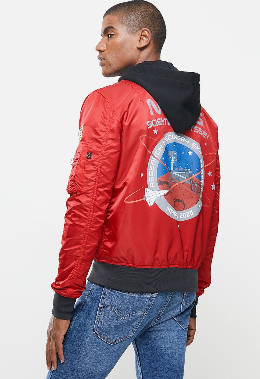 Alpha Industries - Ma-1 lw mission to mars jacket - speed red