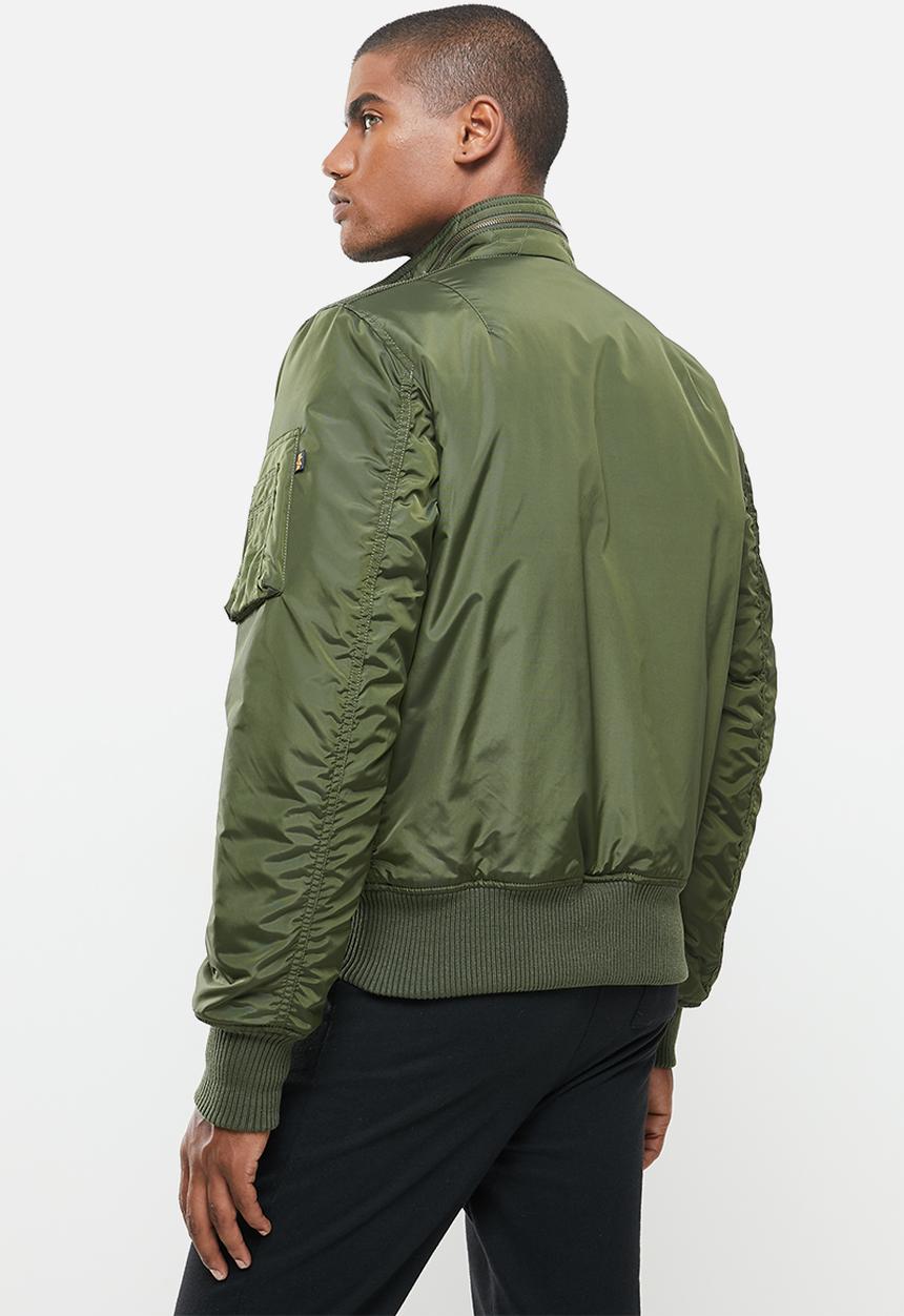 Alpha Industries - Engine embroidered patch jacket - dark green