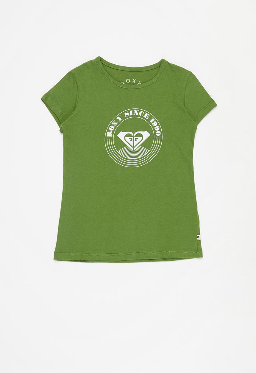 Roxy - Day and night logo tee - green