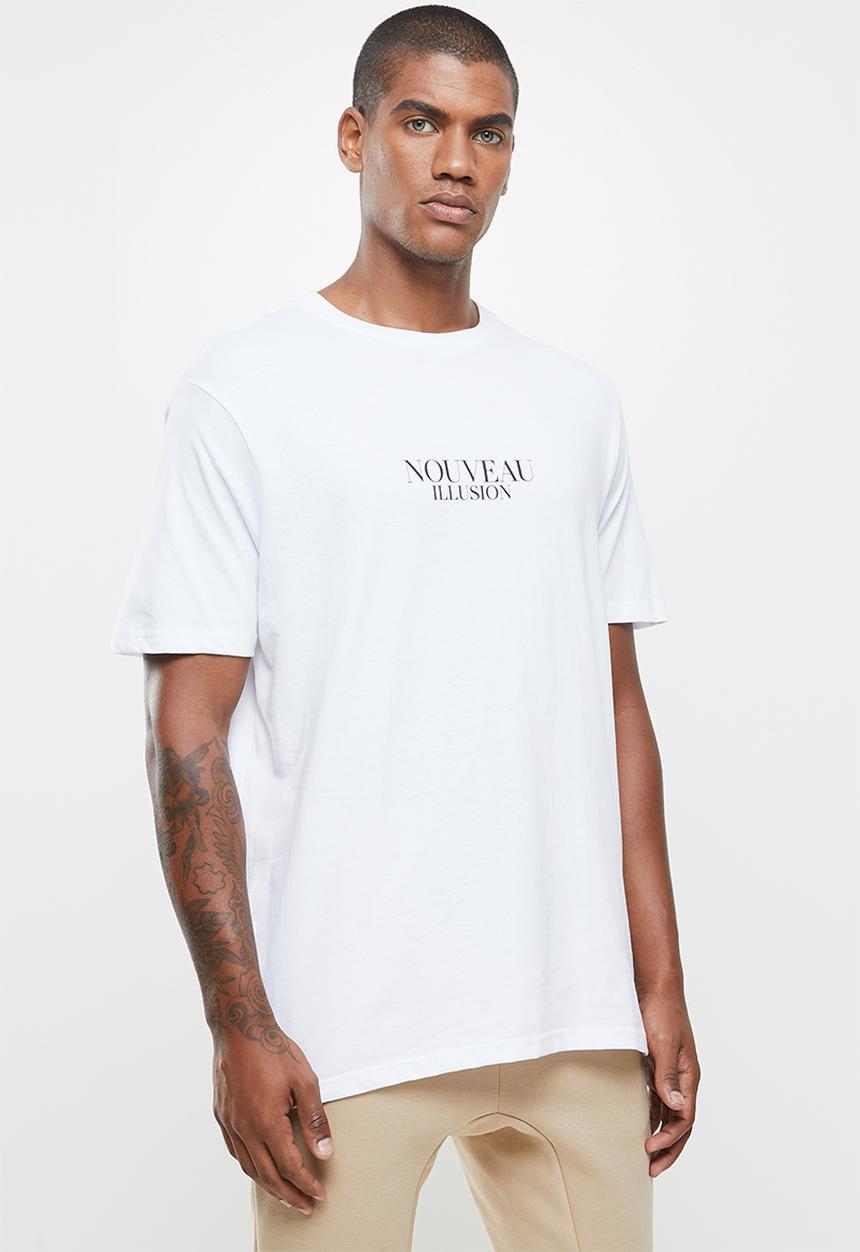 Factorie - Regular graphic T-shirt - white