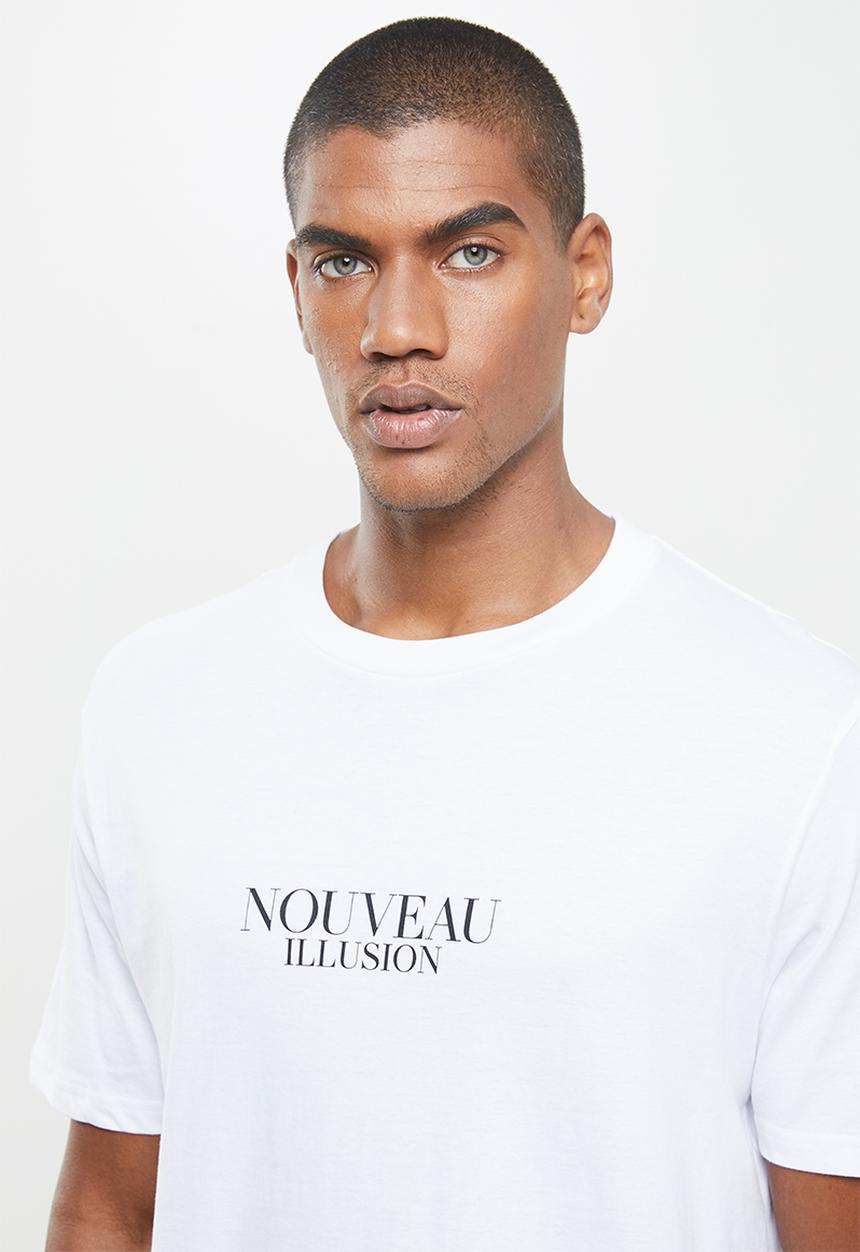 Factorie - Regular graphic T-shirt - white