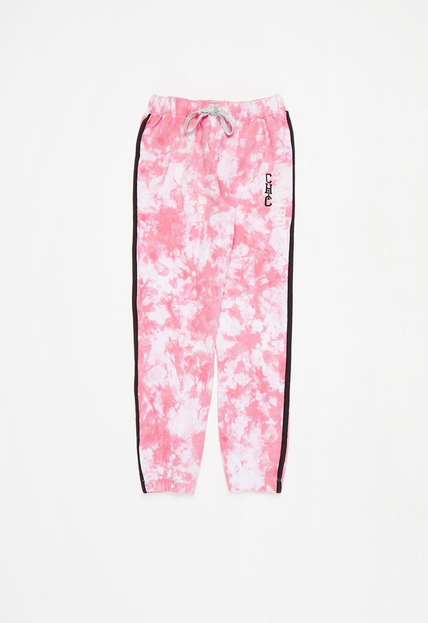SISSY BOY - Downtown diva tie dye sweatpants - pink