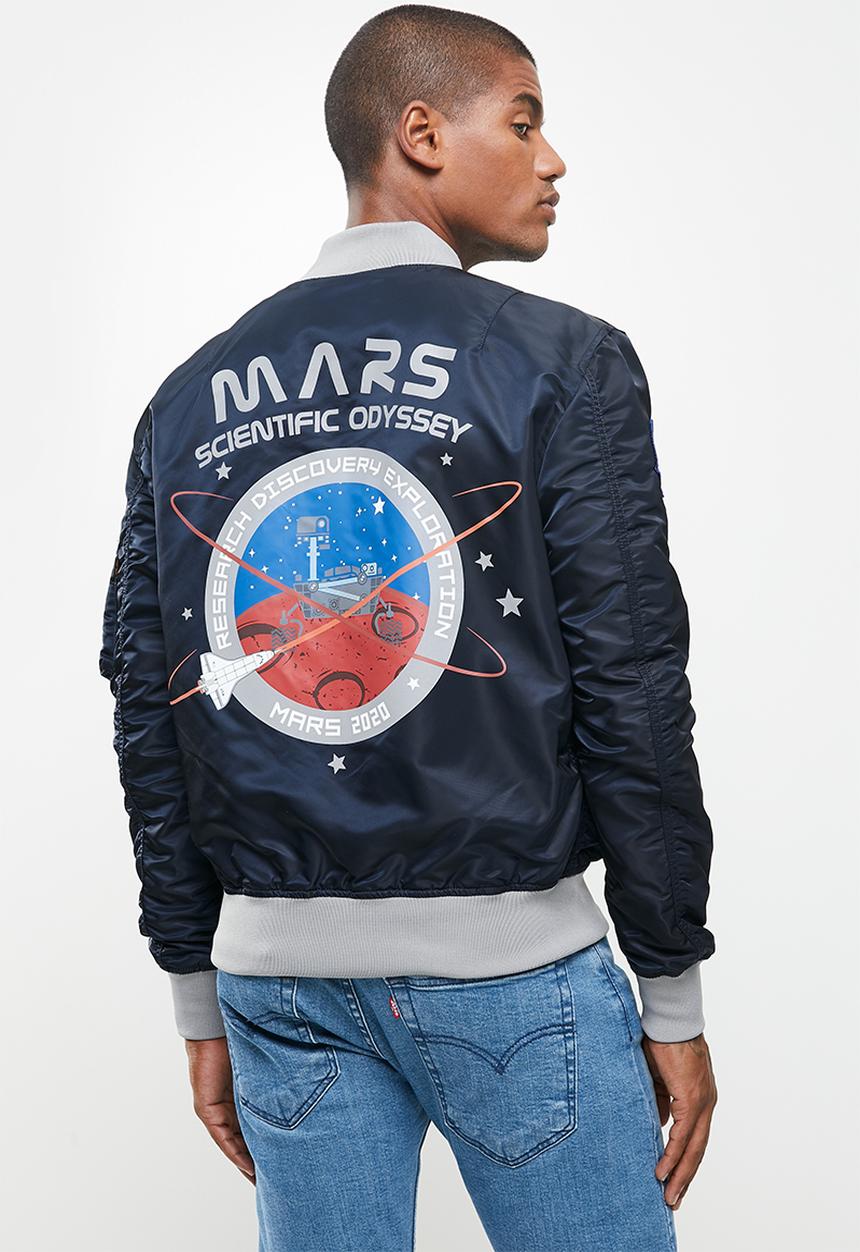 Alpha Industries - Ma-1 lw mission to mars jacket - rep blue