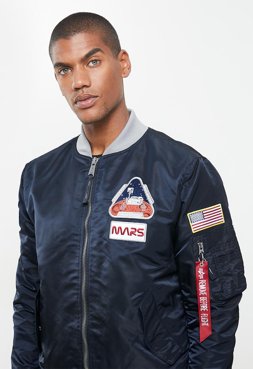 Alpha Industries - Ma-1 lw mission to mars jacket - rep blue