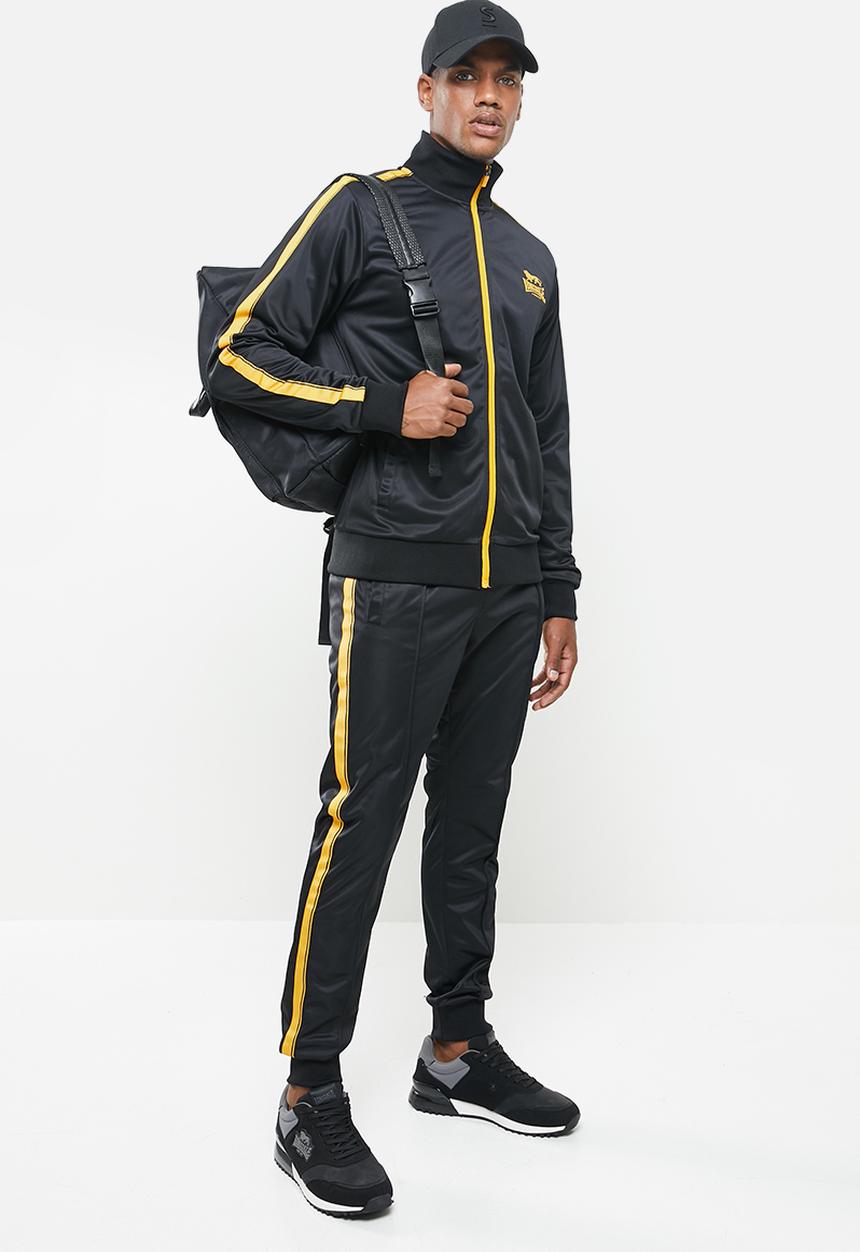 Lonsdale - Angels tracksuit - black & yellow