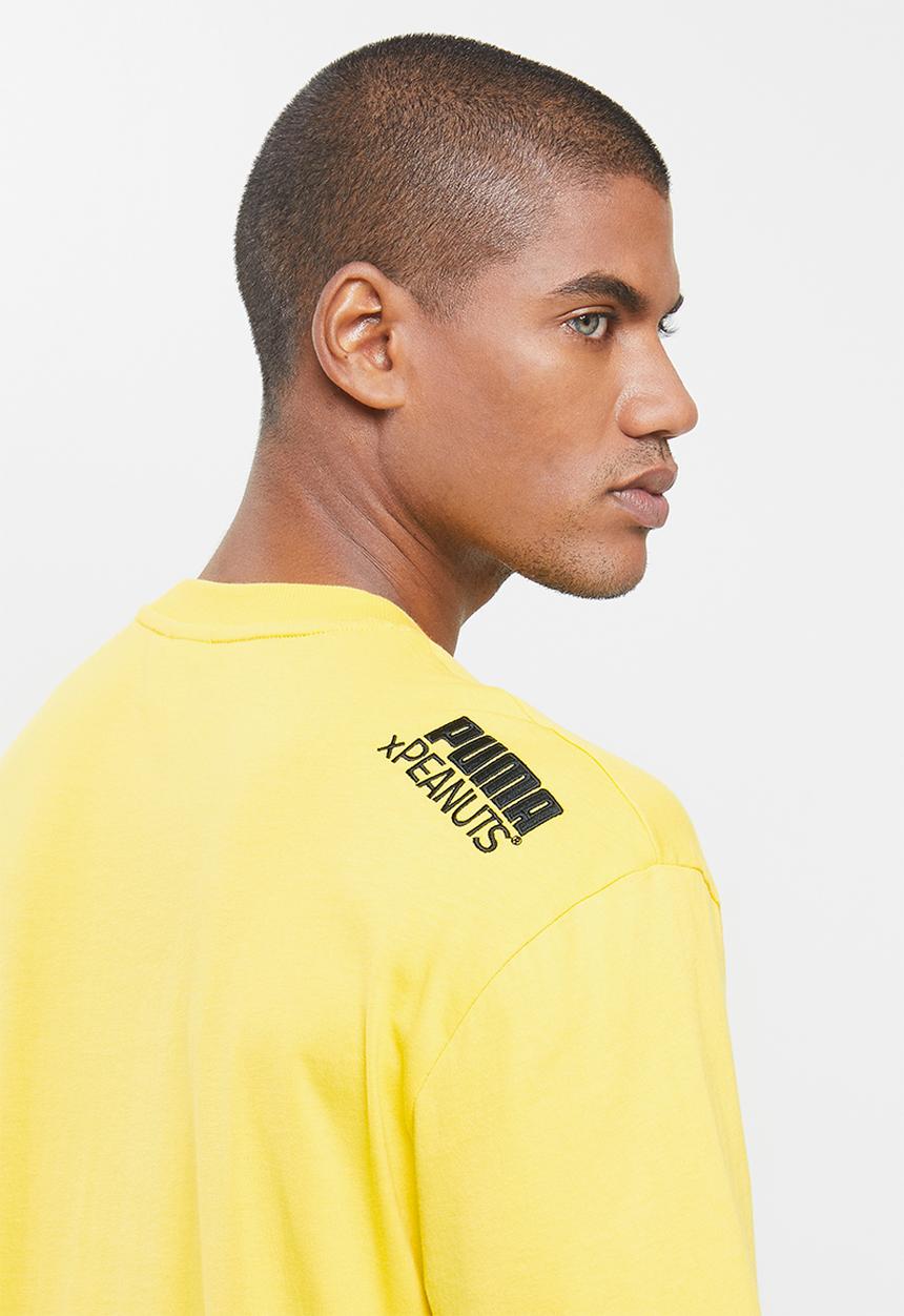 PUMA - Puma x peanuts tee - yellow 