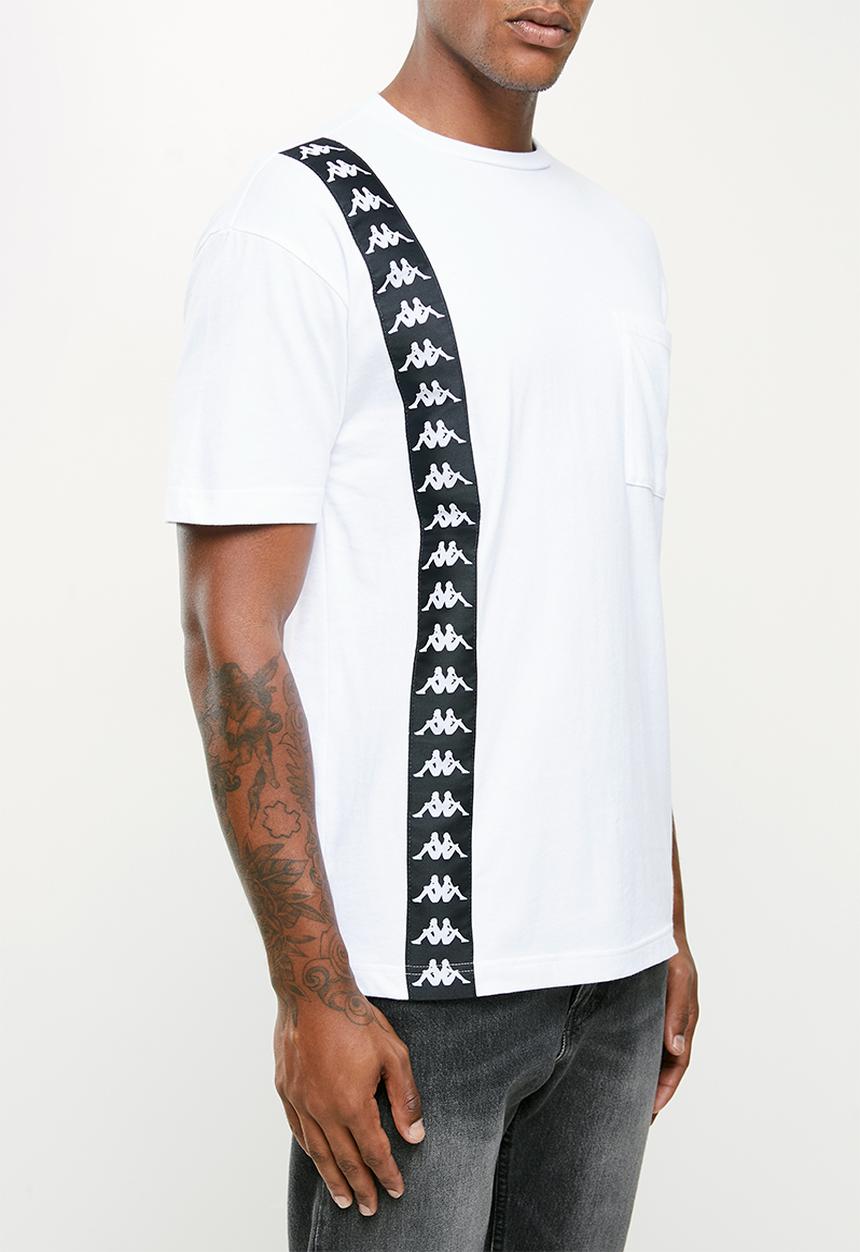 KAPPA - Authentic tee - white & black