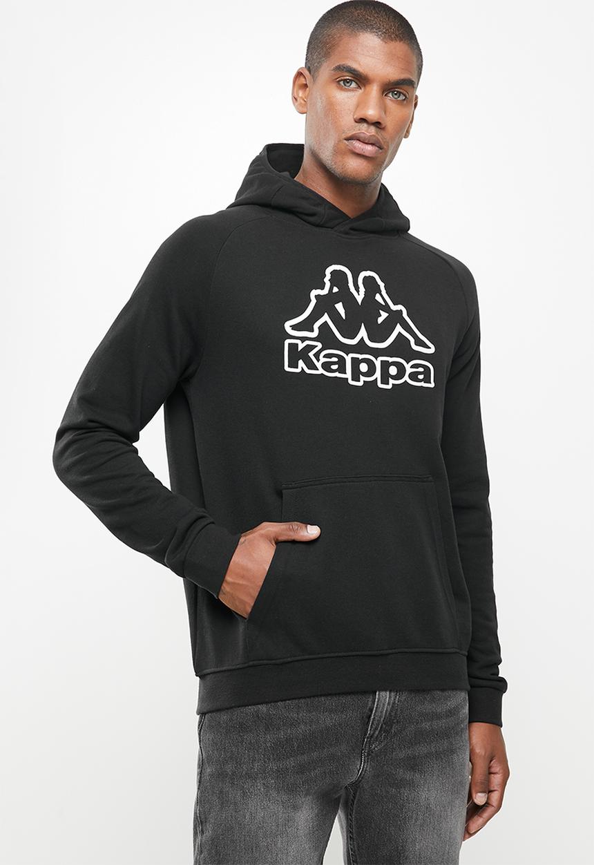 KAPPA - Logo comanit hoodie - black