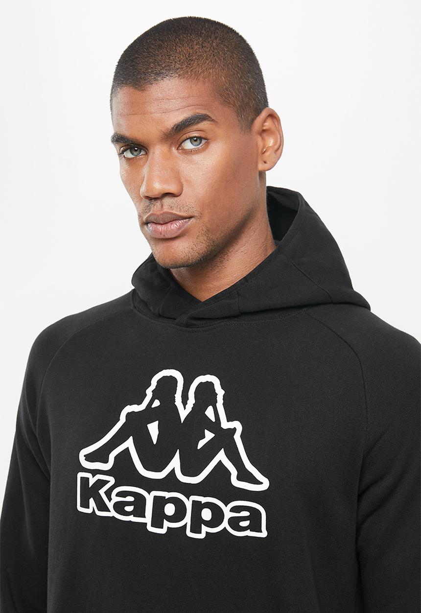 KAPPA - Logo comanit hoodie - black