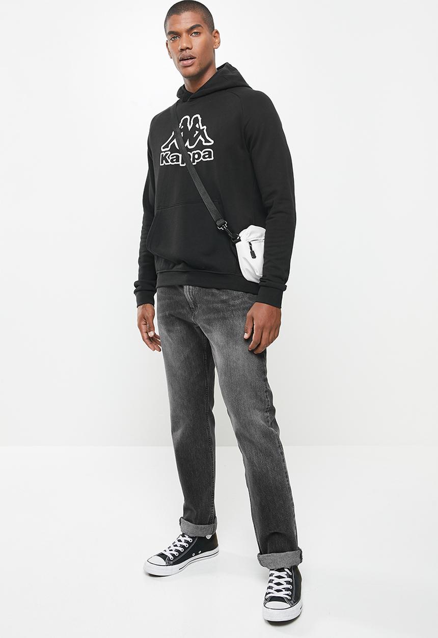 KAPPA - Logo comanit hoodie - black
