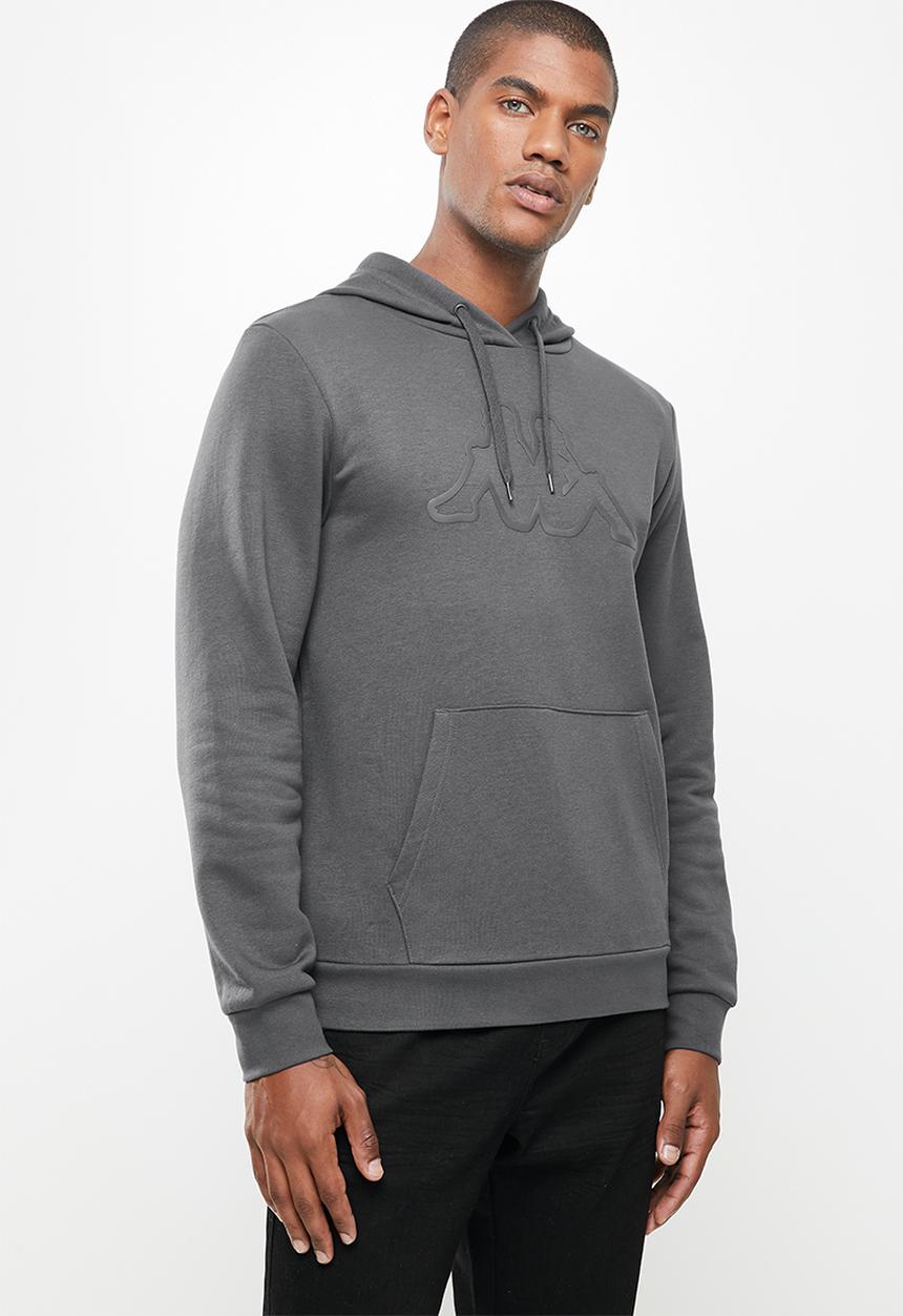 KAPPA - Logo cavil hoodie - dark grey
