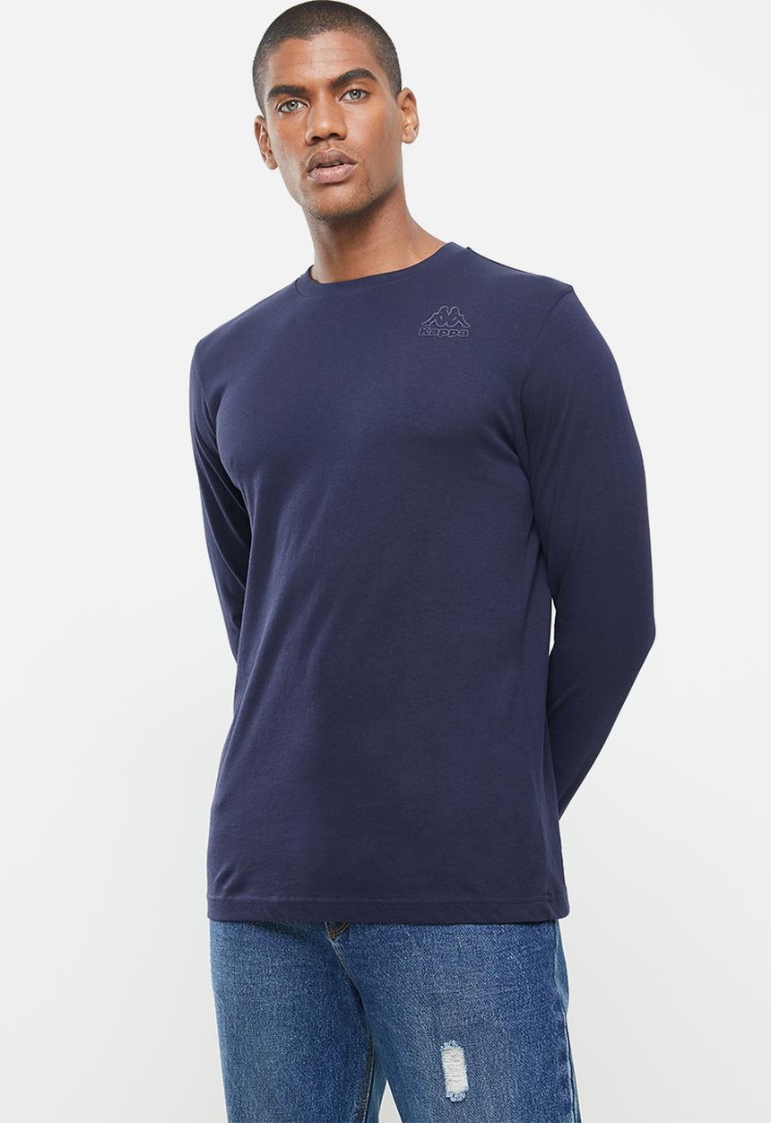 KAPPA - Logo civi sweat top - navy 