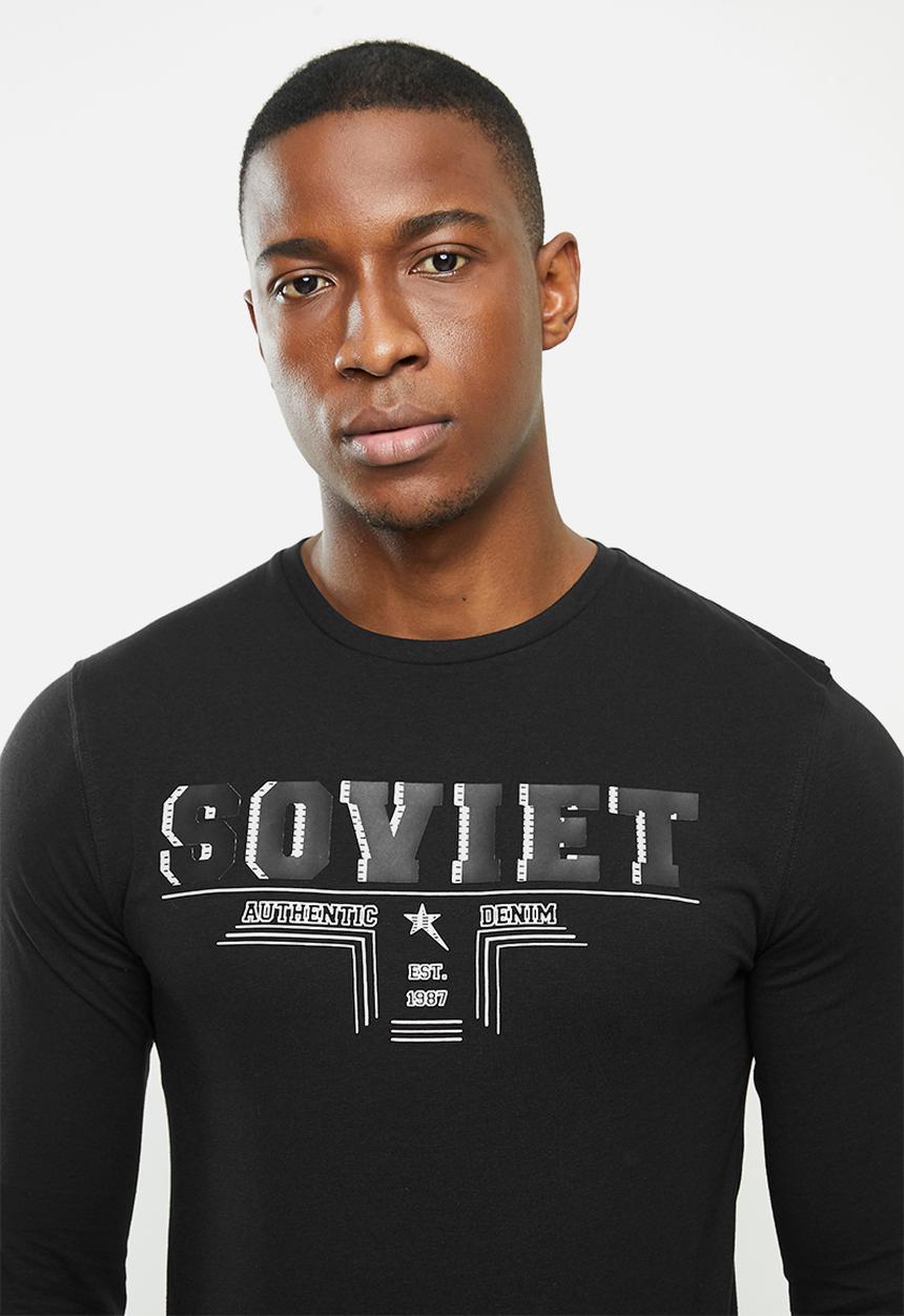 SOVIET - Provo long sleeve tee - black