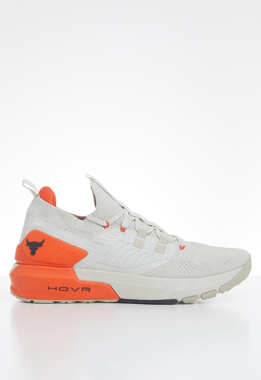 Under Armour - Project rock 3 - summit white/rogue orange/black