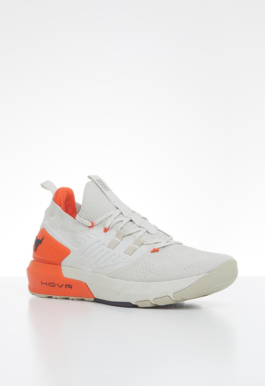 Under Armour - Project rock 3 - summit white/rogue orange/black