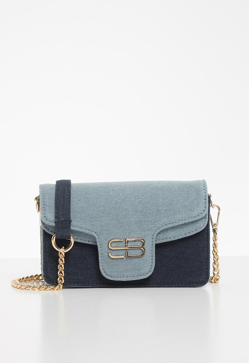 SISSY BOY - Denim block crossbody - blue 