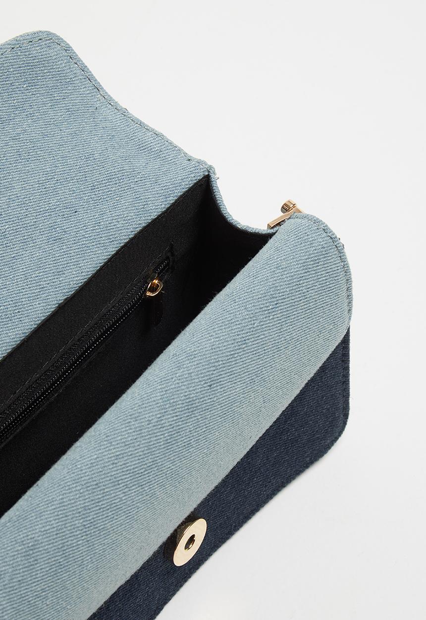 SISSY BOY - Denim block crossbody - blue 
