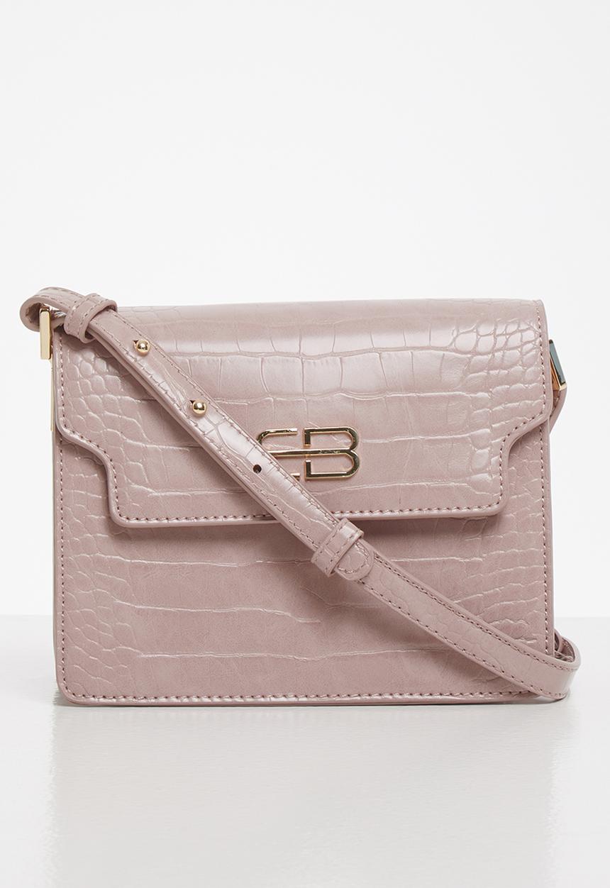 SISSY BOY - Into the wild croc crossbody - pink
