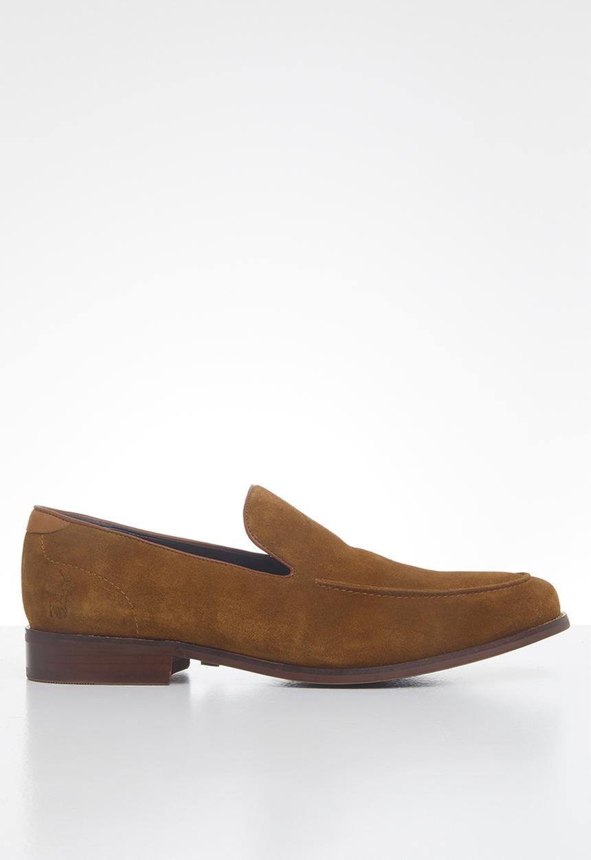 POLO - Fred suede minimalist loafer - brown