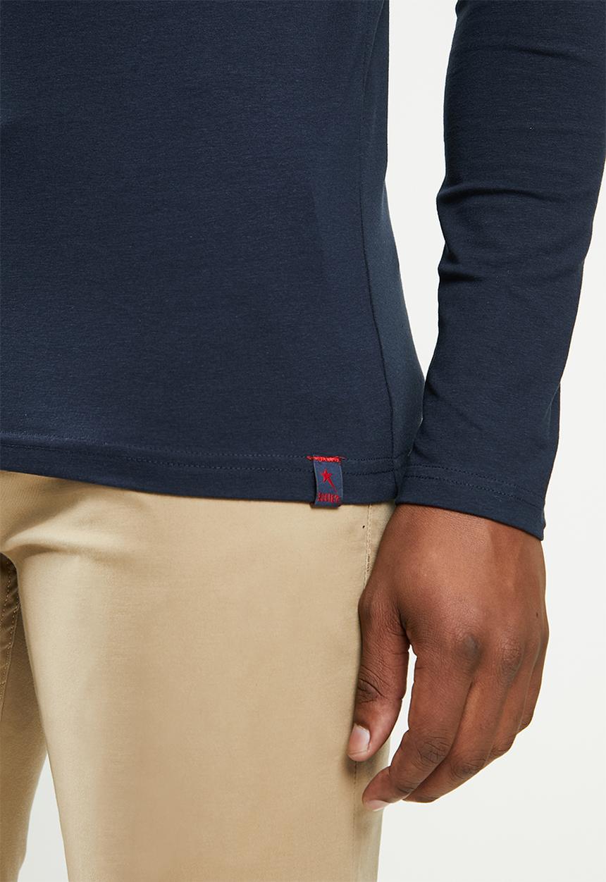 SOVIET - Provo long sleeve tee - navy