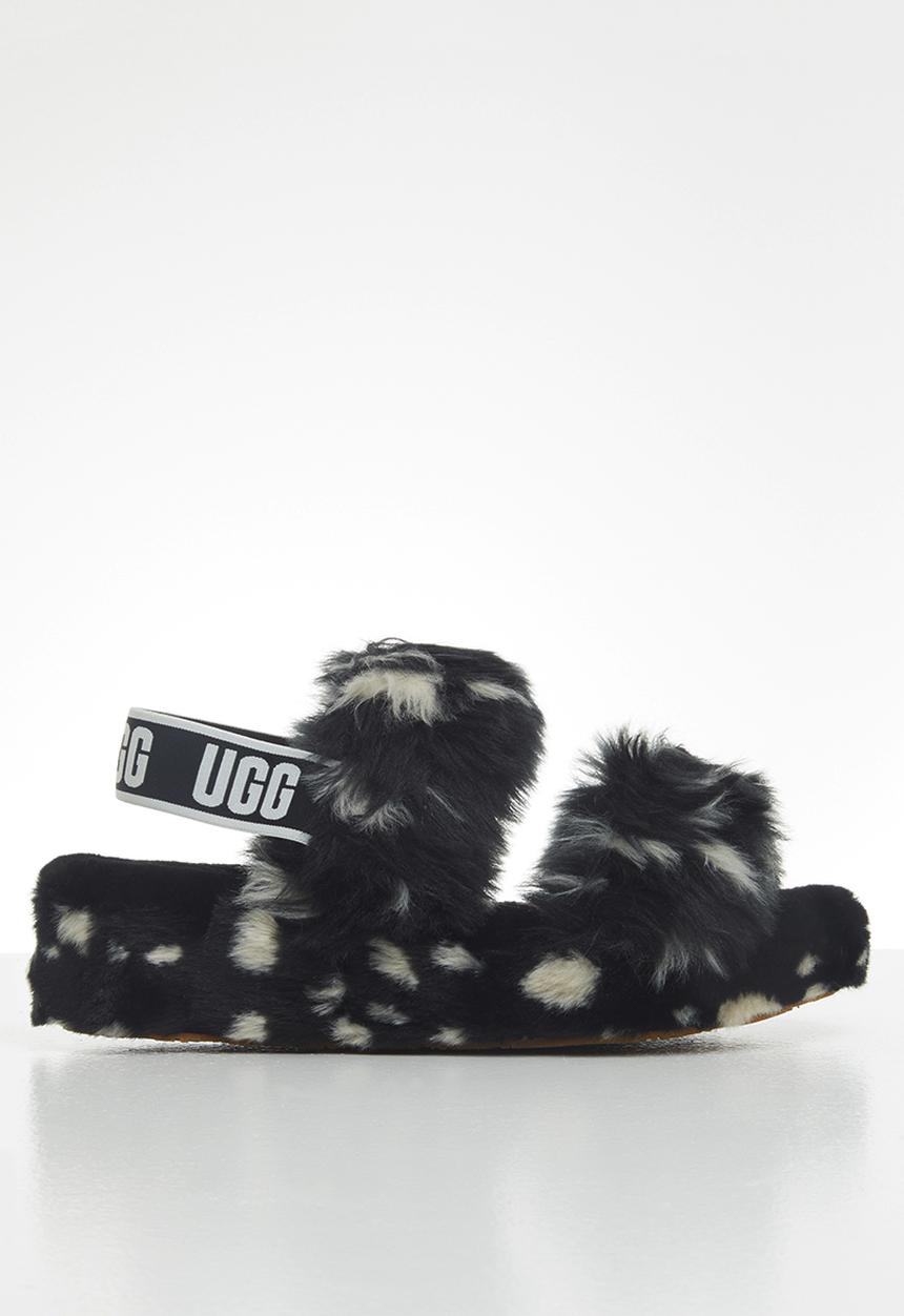 UGG® - Oh yeah spots slide - black