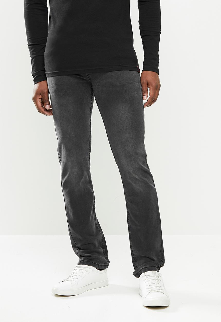 SOVIET - Lindstrom slim leg fashion denim - black