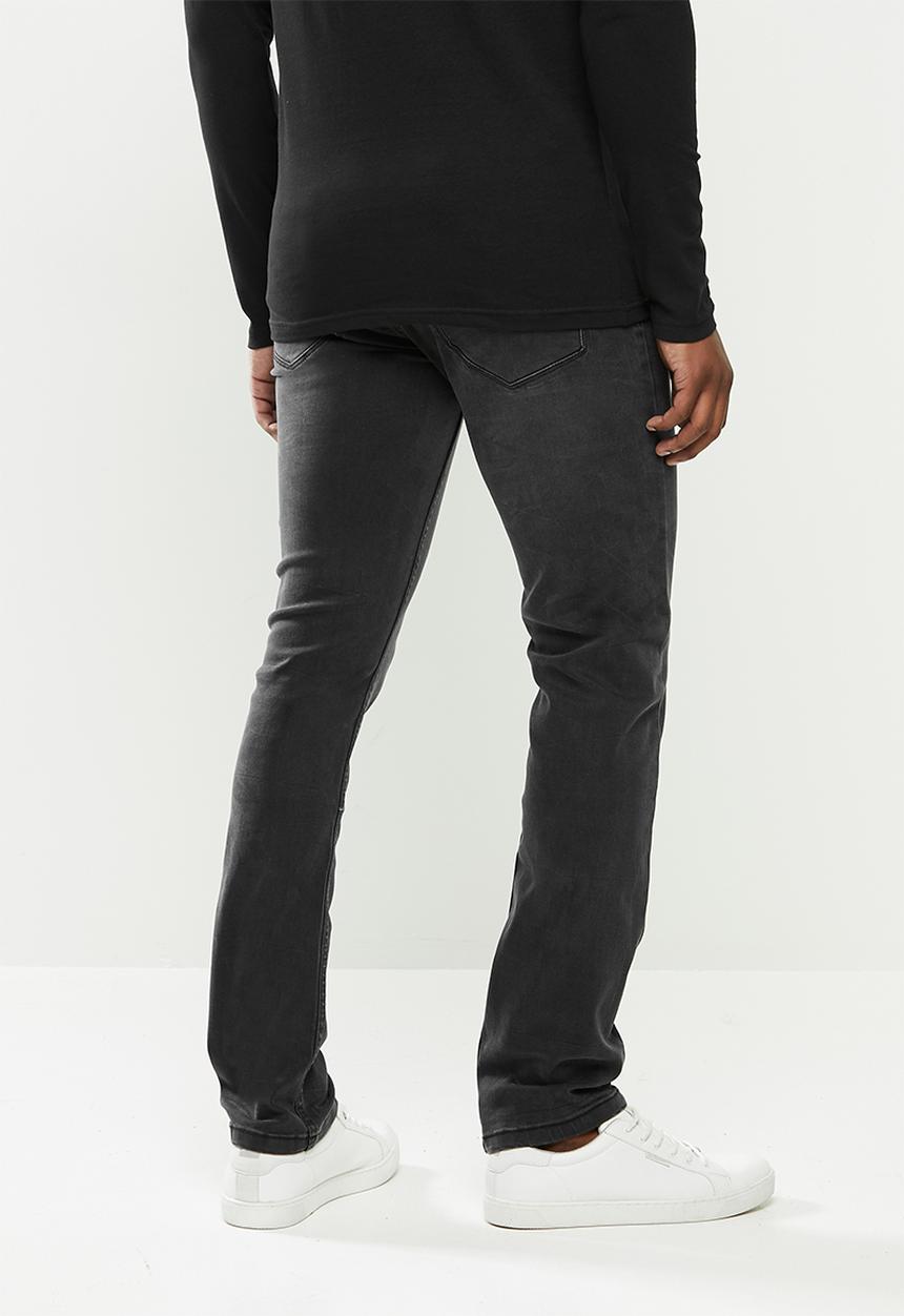 SOVIET - Lindstrom slim leg fashion denim - black