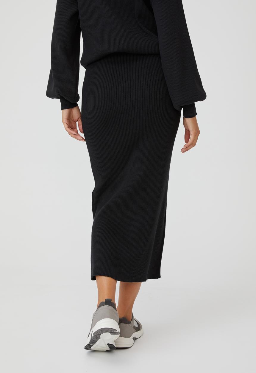 Cotton On - Maternity friendly ultimate midi skirt - black