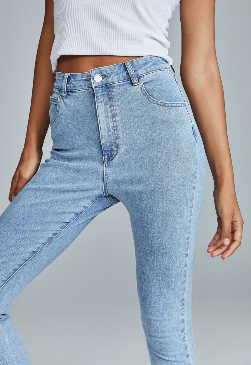 Cotton On - High rise cropped skinny jean - flynn blue
