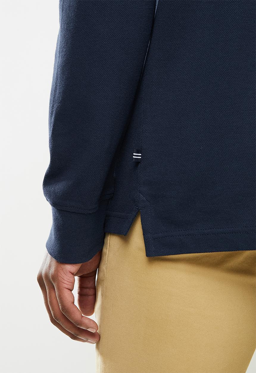 Nautica - Cotton pique polo - navy