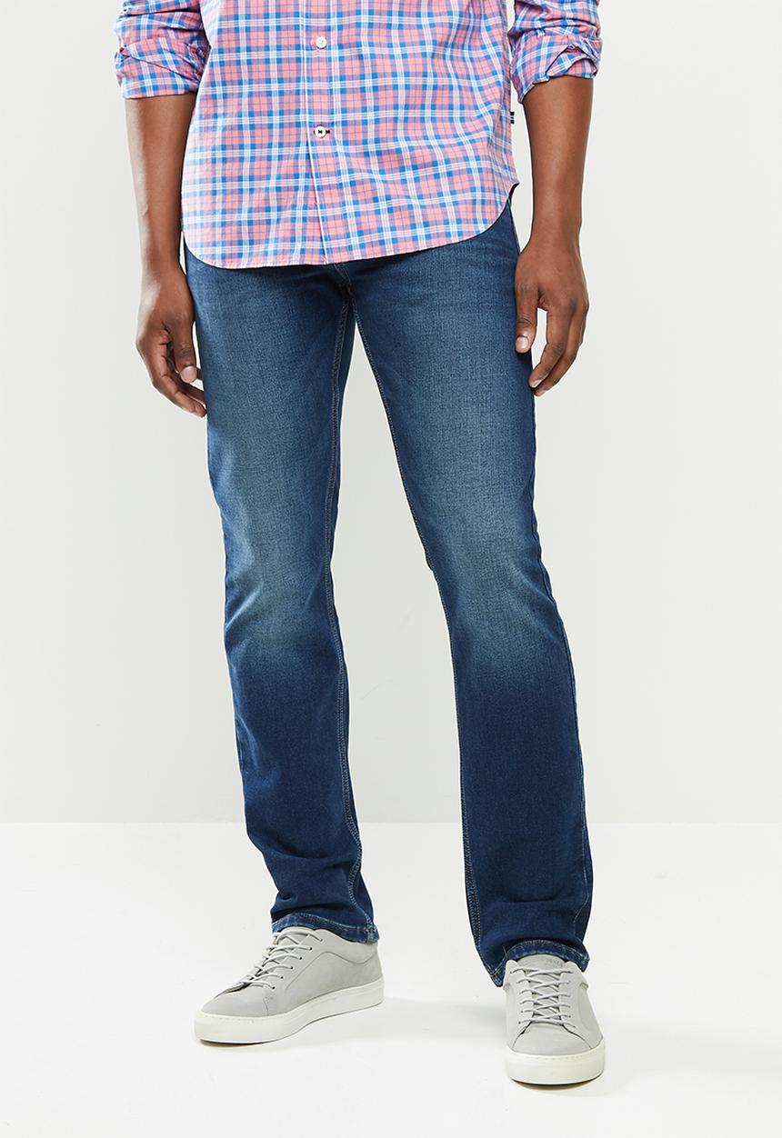 Nautica - Dark stone knit denim - blue
