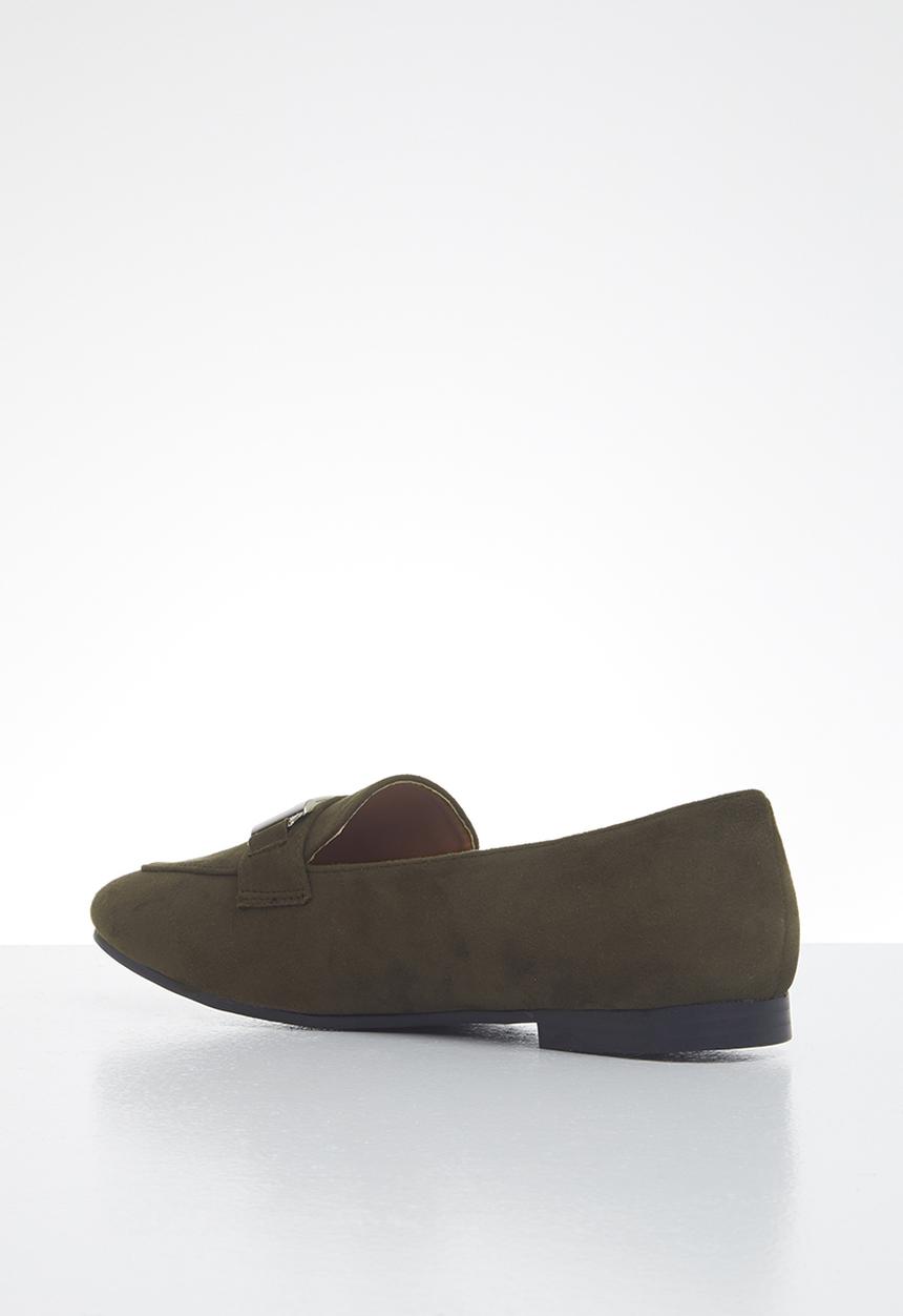 POLO - Camila T-bar loafer - dark olive 