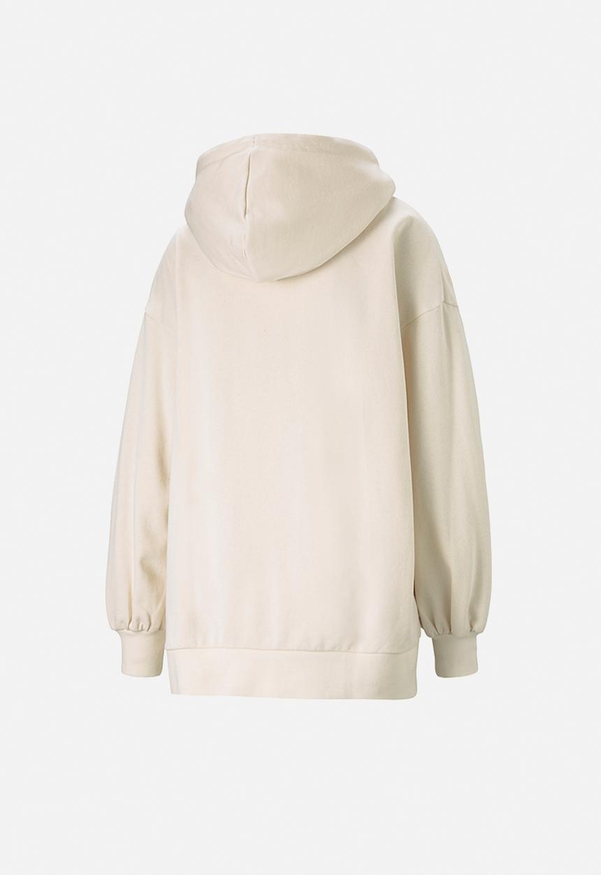 PUMA - Classic oversized hoodie - off white