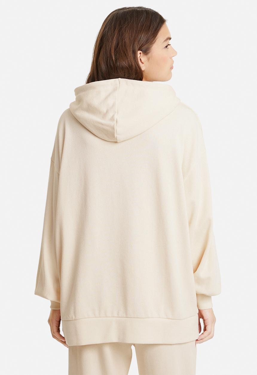 PUMA - Classic oversized hoodie - off white