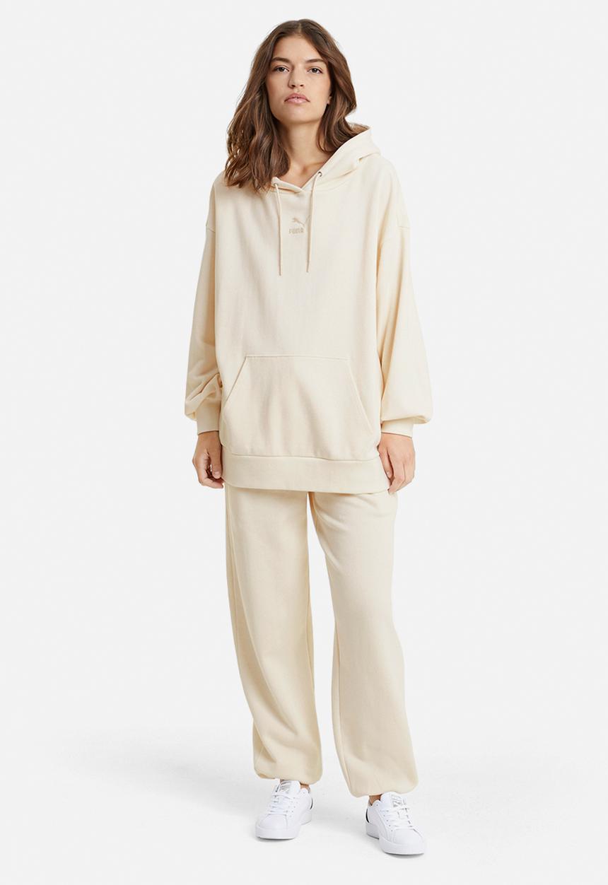 PUMA - Classic oversized hoodie - off white