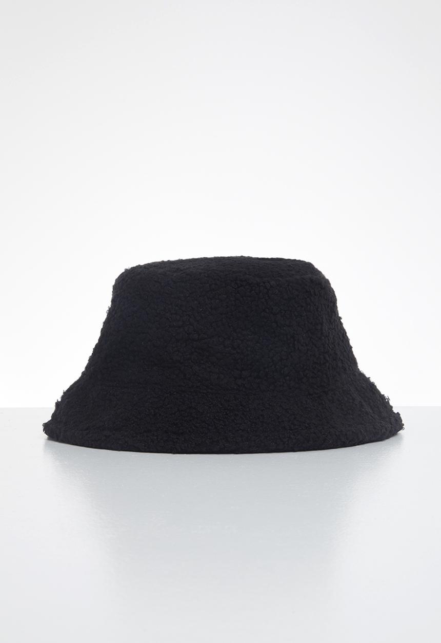 Me&B - Sherpa fleece bucket hat - black