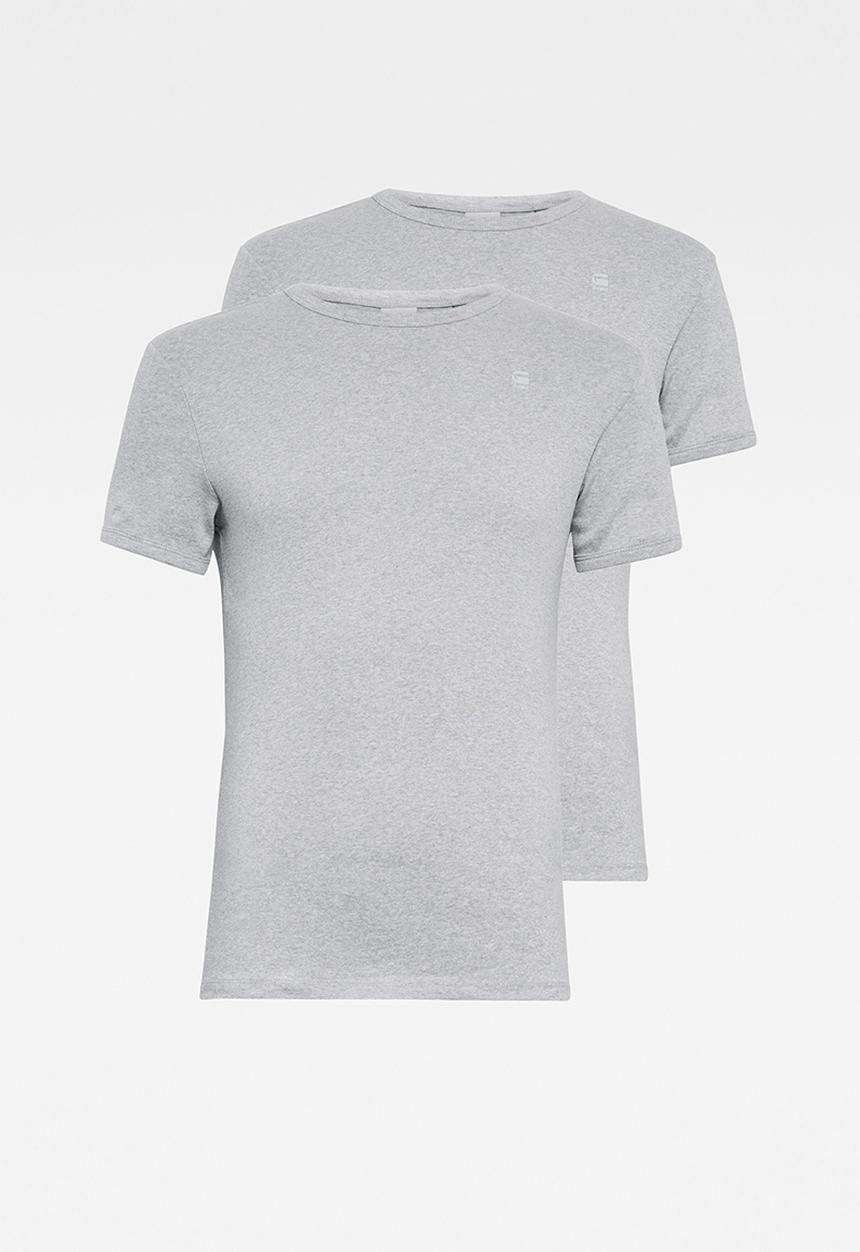 G-STAR - Base r short sleeve 2-pack tee - grey 