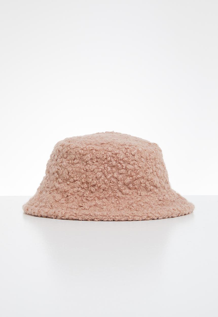 Me&B - Sherpa fleece bucket hat - pink