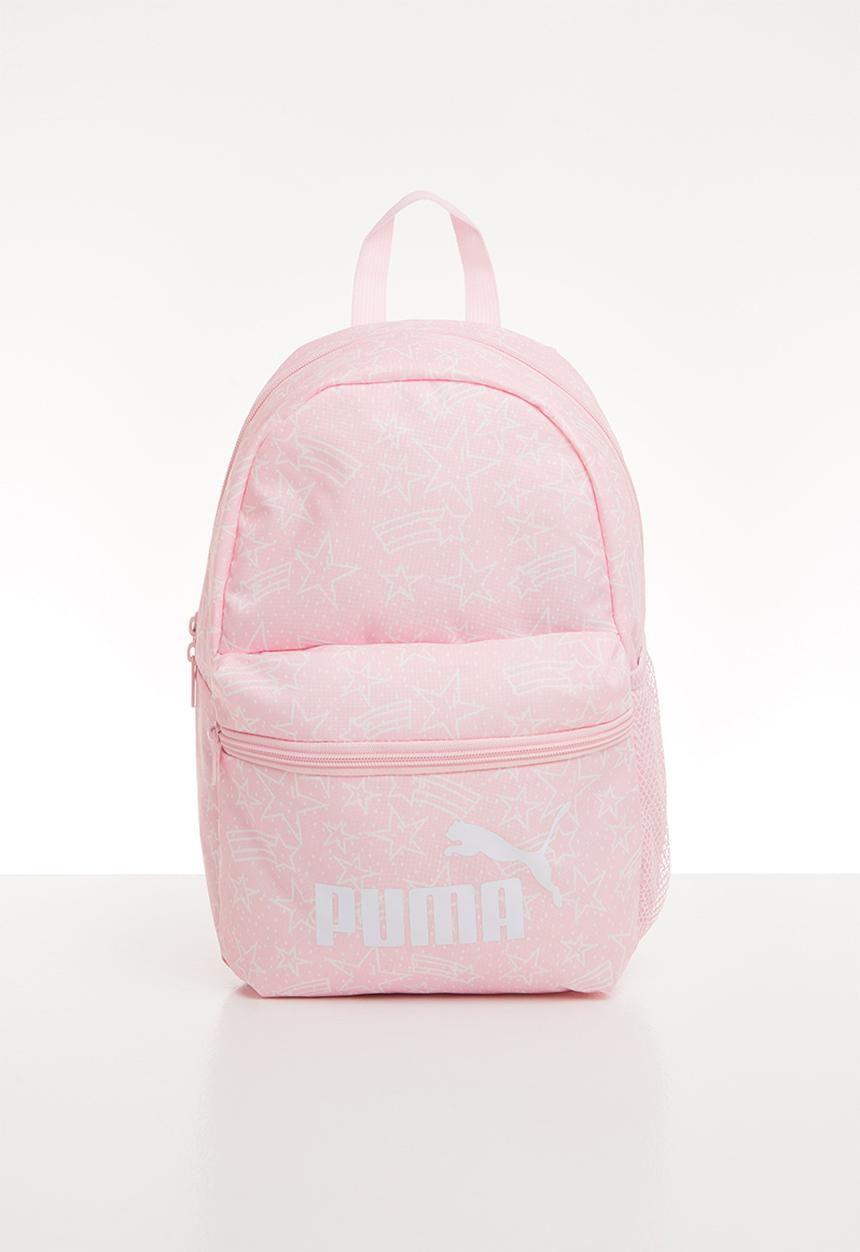 PUMA - Puma phase small backpack - pink & white 