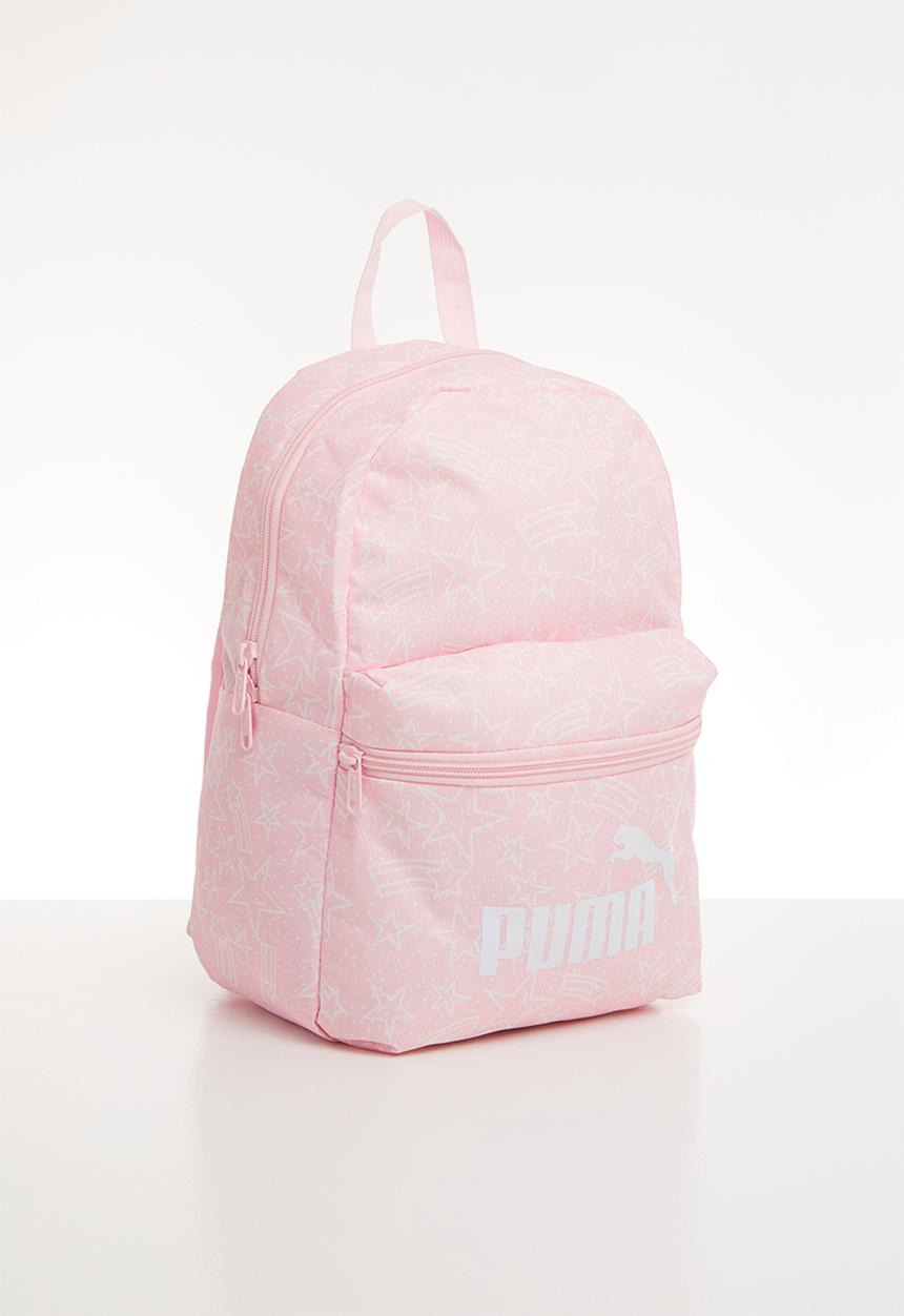 PUMA - Puma phase small backpack - pink & white 