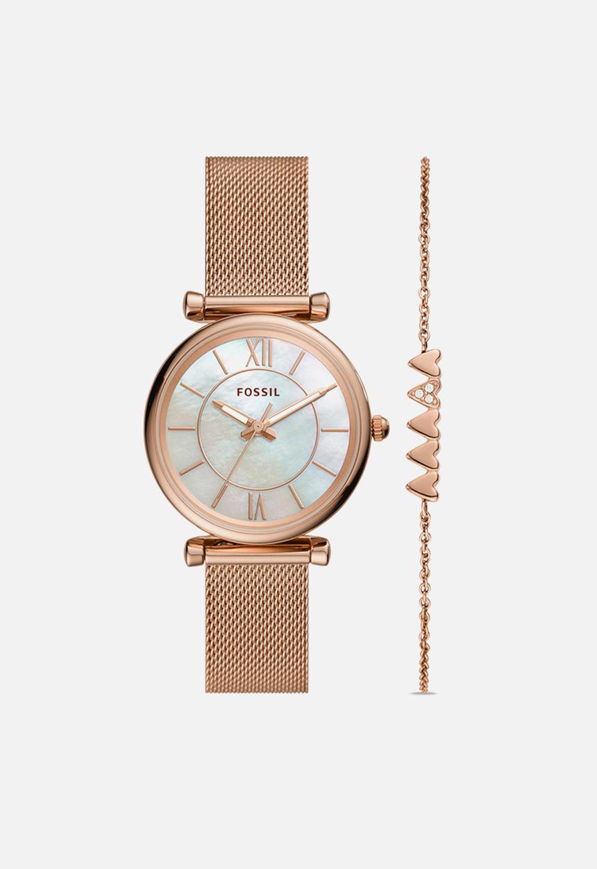 Fossil - Carlie - rose gold 1